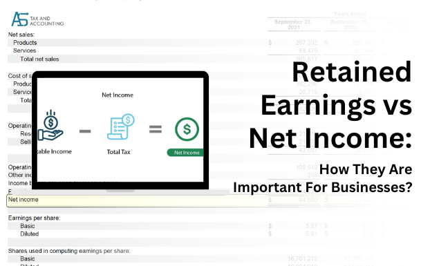 retained earnings vs net income